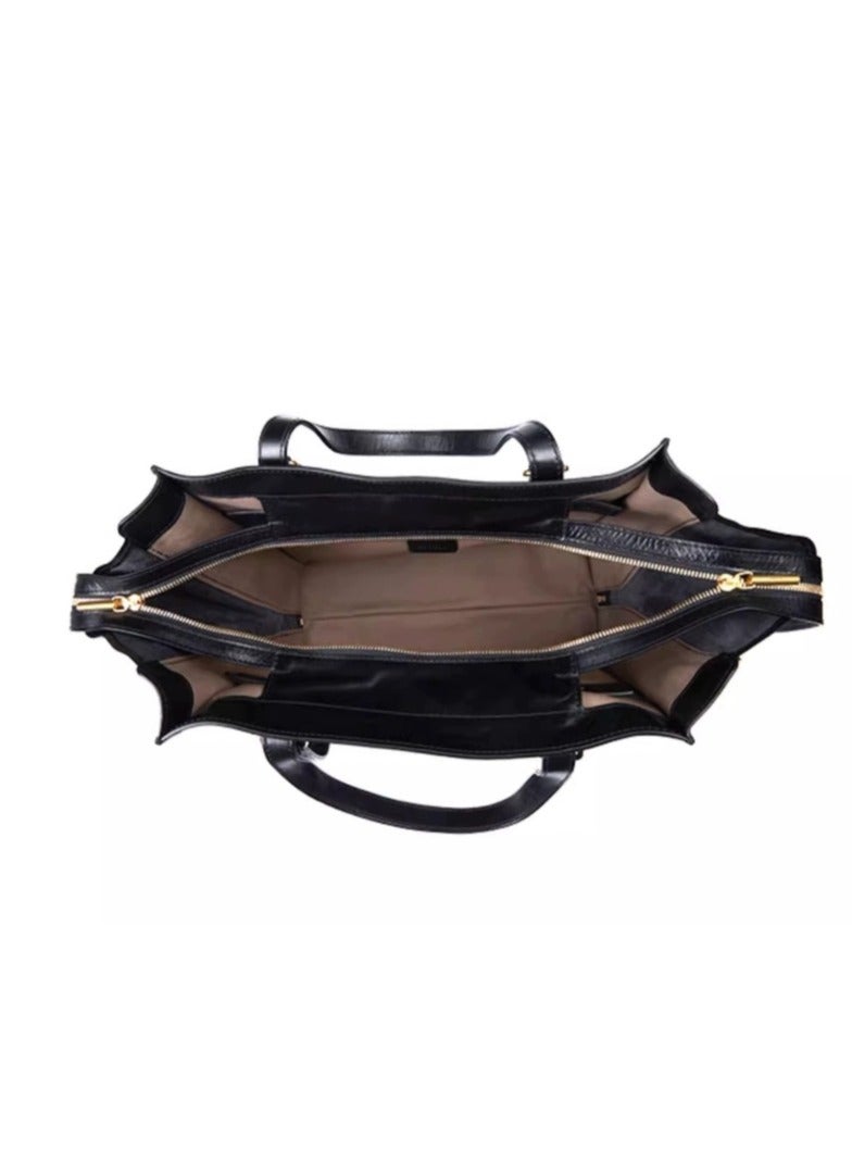 GT GROTTO Large Capacity Tote Tote Bag Retro Underarm Tote Bag - Image 5