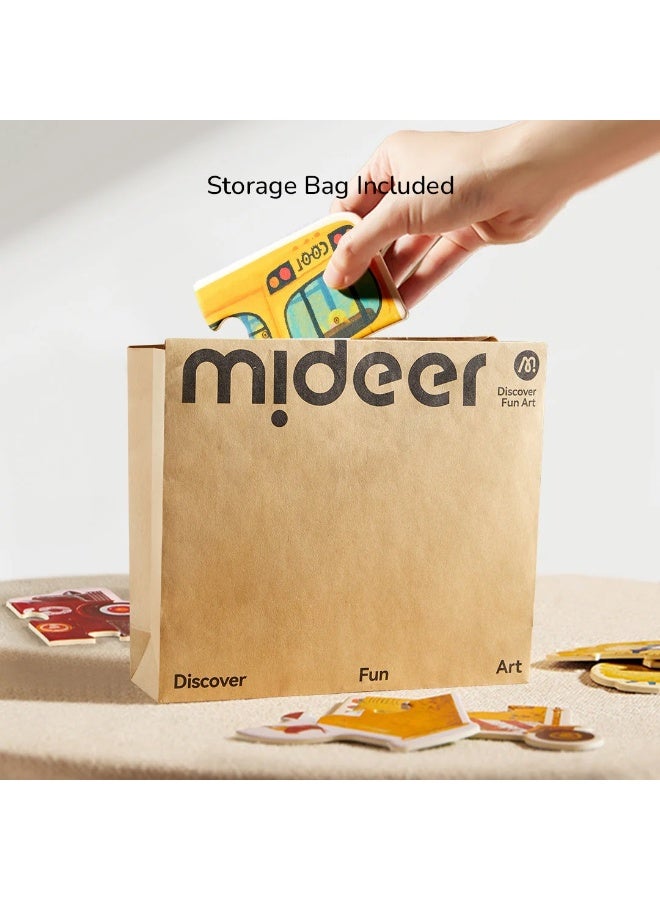 MiDeer لعبة بازل مي دير أول فنان - مركبات البناء للأطفال من عمر 2 سنة فما فوق - Image 4