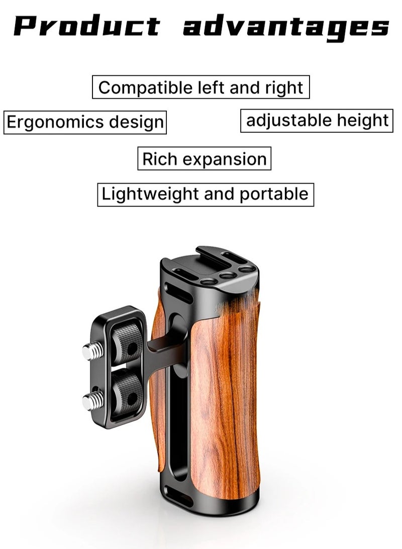 AROAQ Camera Rabbit Cage Universal Wooden Side Handle Multifunctional Carrying Handle Photography Rabbit Cage expansion accessories - Image 2