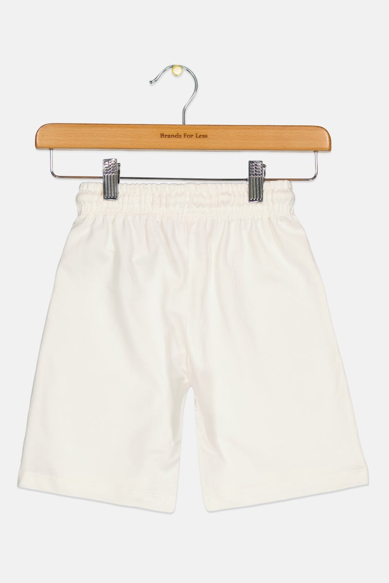 nickelodeon Toddlers Boy Paw Patrol Drawstring Shorts, Off White  - Image 2