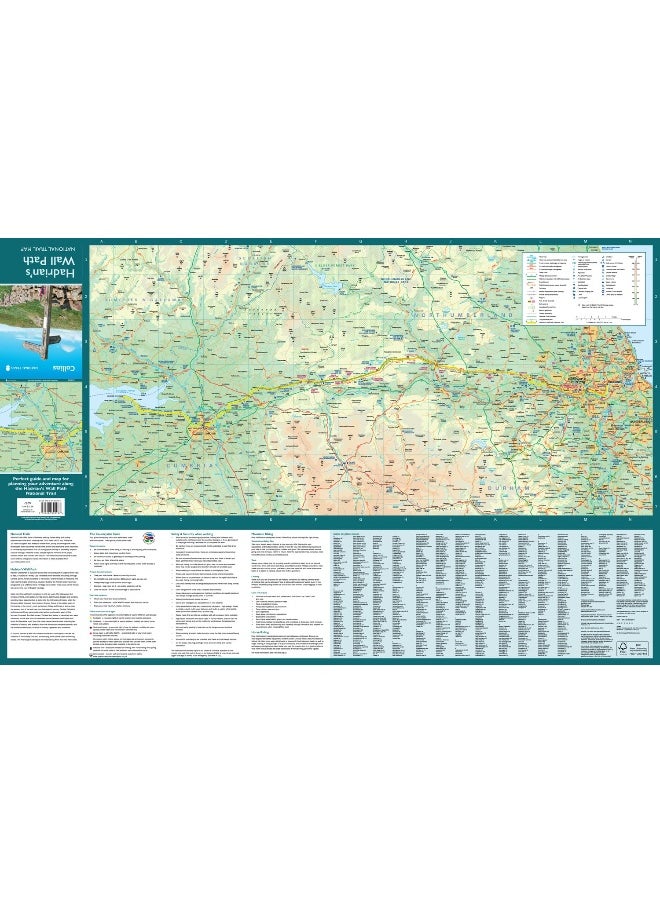 null - Hadrian’s Wall Path National Trail Planning Map - Image 1