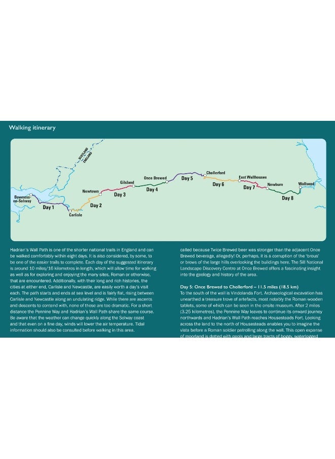 null - Hadrian’s Wall Path National Trail Planning Map - Image 1