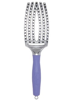 Olivia Garden Olivia Garden FingerBrush Scalp-Hugging & Vented Combo Paddle Hair Brush (ionic & 100% boar bristles) FBCO-MD (Medium)  - Image 1