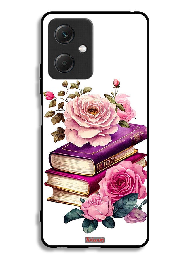 Tolwak Xiaomi Redmi Note 12 Protective Case Cover Roses And Books - Image 2