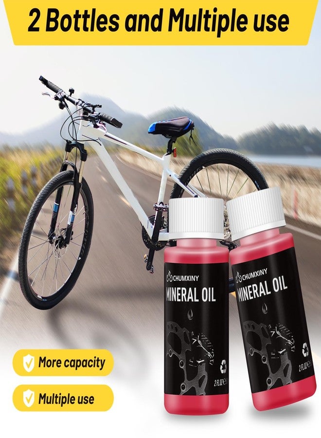 CHUMXINY Brake Bleed Kit for Shimano,TEKTRO, MAGURA Range of Hydraulic Disc Brakes, Including High Performance Mineral Brake Fluid (120ml). - Image 2
