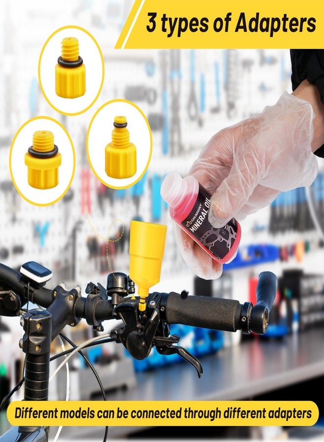 CHUMXINY Brake Bleed Kit for Shimano,TEKTRO, MAGURA Range of Hydraulic Disc Brakes, Including High Performance Mineral Brake Fluid (120ml). - Image 5