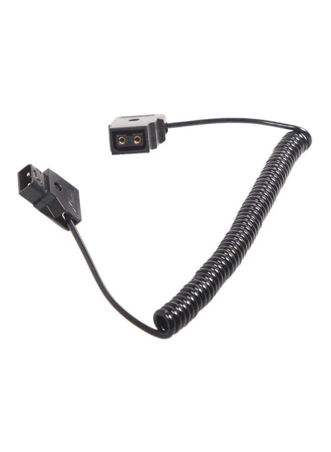 NIBEMINENT 2 Pin D-TAP Male To Female Extension Adapter Cable Black - Image 3