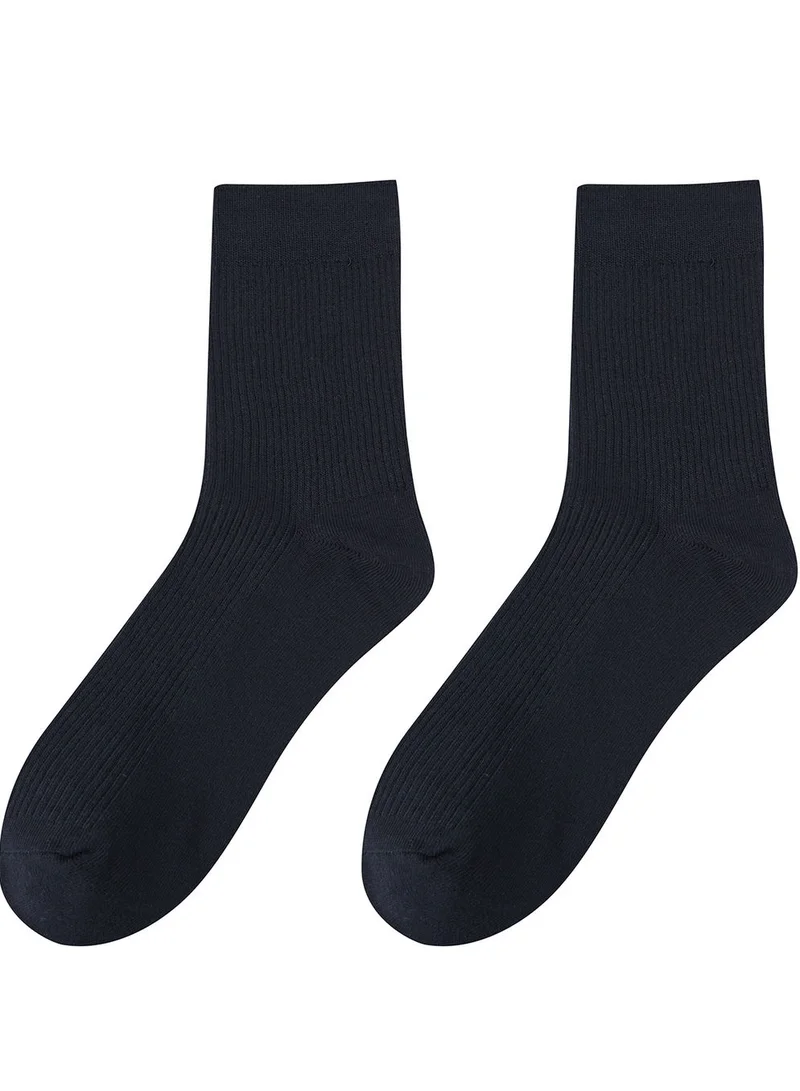 جيوردانو Unisex Long Socks 2‑Pack with Soft Stretch Comfort