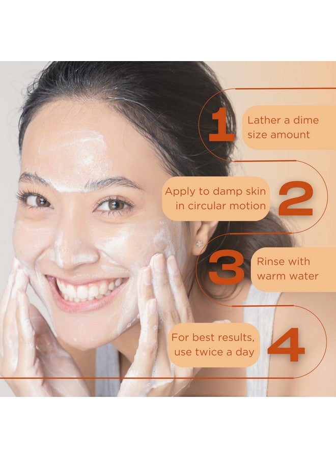 InstaNatural Vitamin C Cleanser Face Wash, Brightens and Reduces Signs of Aging, Fine Lines and Uneven Texture, with Coconut Water and Aloe Vera, 6.7 FL Oz - Image 5