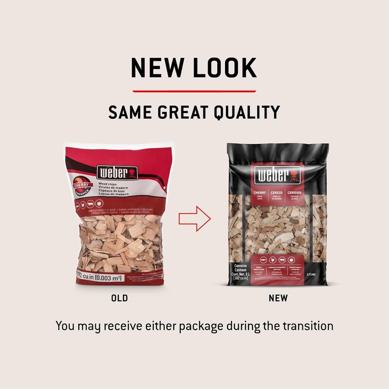 Weber Cherry Wood Chips, 2 lb - Image 2