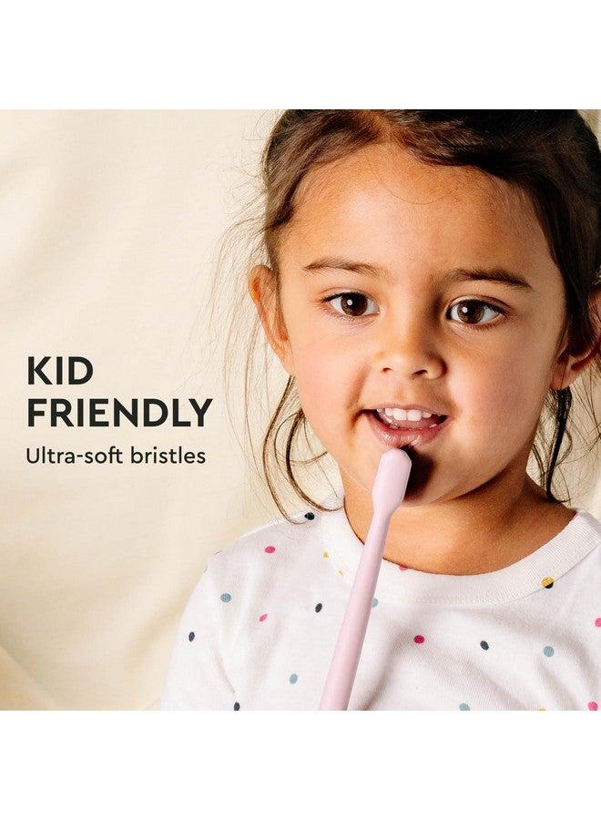 Boka Classic Manual Toothbrush with Extra Soft Activated-Charcoal, Tapered Bristles, Bioplastic Handle That Includes Travel Cap, Dentist-Approved, Great for Adults and Kids, Multi Color (Pack of 4) - Image 4