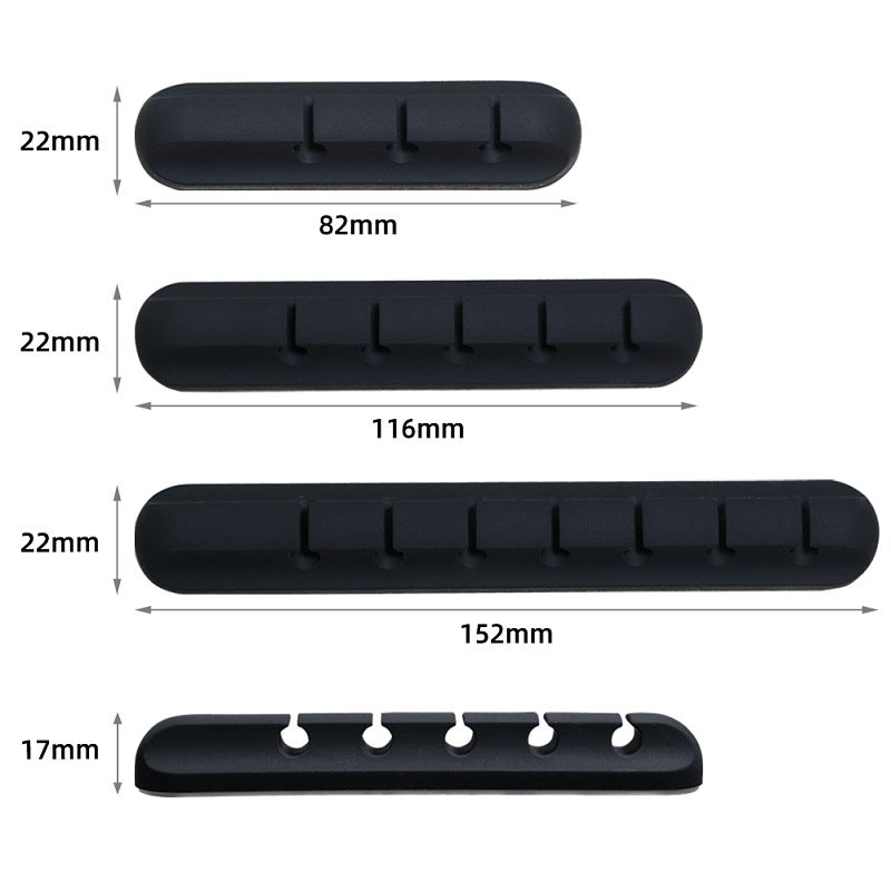 Desktop Cable Organizer Data Line Sorting And Fixing Buckle Charging Cable Holder Winder Earphone Cable Hub - Image 3