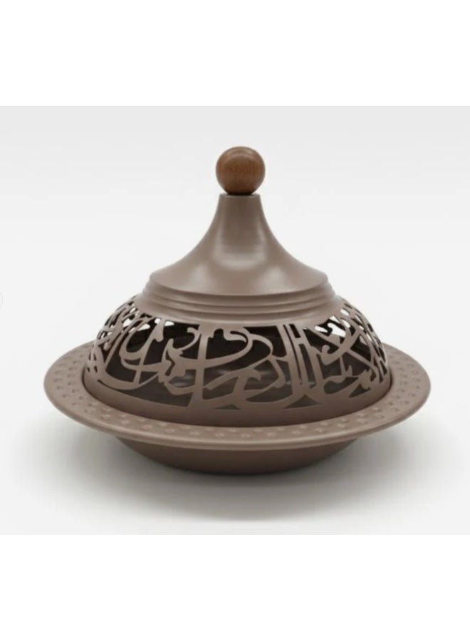 AKDC Large Metal Tajine 25 cm in Brown Finish – Luxurious Ramadan Special Decorative Design - Image 3