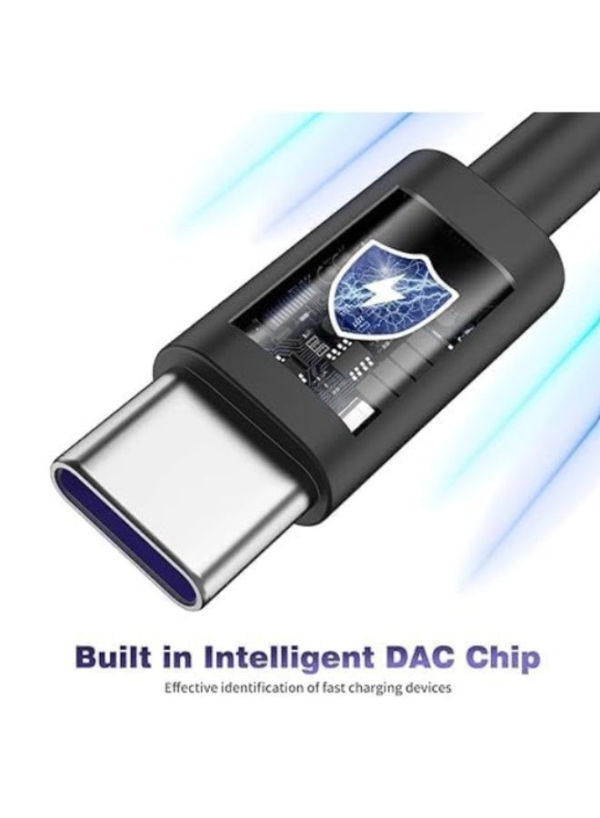 Reacon كابل تمديد طاقة طويل USB A إلى USB C بطول 5 متر - سلك شحن متين لكاميرات الأمان الداخلية/الخارجية، متوافق مع كاميرا Mi 2K، CCTV، Mini 2، Eufy Cam - يشمل مشابك الأسلاك وأظافر الكابل - Image 3