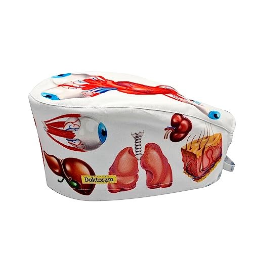 DOKTORAM Heart Print Scrub Cap - Simple and Heartwarming Headwear for Healthcare Professionals… - Image 5