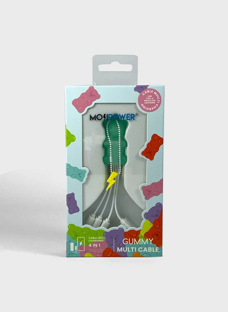 Moji Gummy 4 In 1 Charging Cable