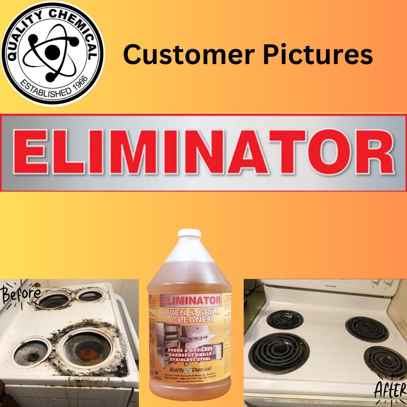 Quality Chemical Oven Cleaner & Grill Cleaner - Heavy-Duty/Fast Acting & Easy to Use/Degreaser/Heavy Duty Oven Cleaner/Best Oven Cleaner/Made in USA - 128 oz (Pack of 1) - Image 5
