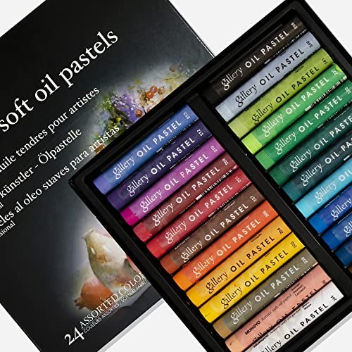 Mungyo Gallery Artists' Soft Oil Pastels-24 Colors,Multicolor - Image 4