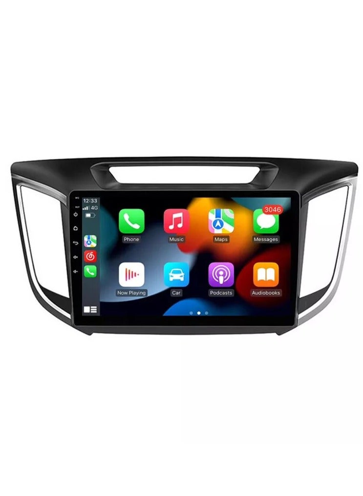 Generic Advanced Android Radio for  Hyundai CRETA 2014-2019  – 2Year Warranty  4GB RAM, 32GB Storage, Apple CarPlay & Android Auto, Free Night Vision Camera & Navigation - Image 1