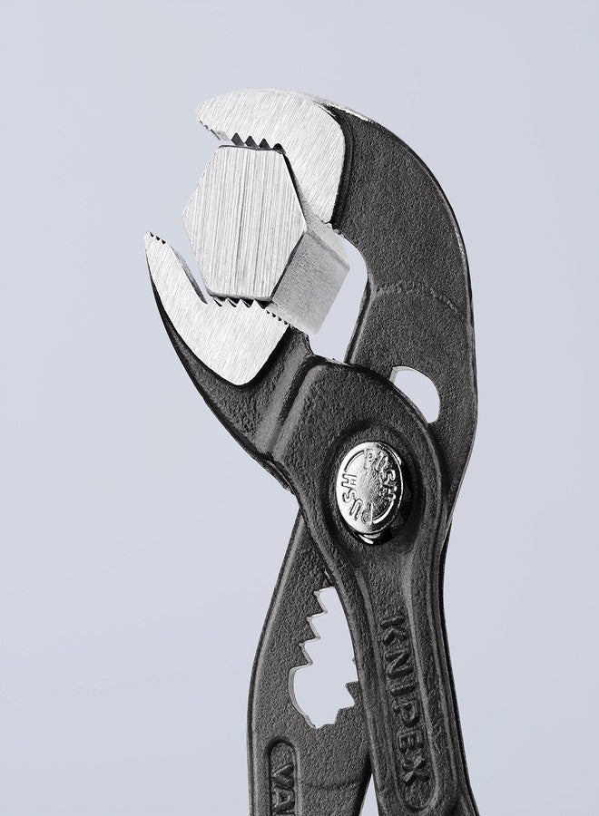 KNIPEX | 87 01 150 | Cobra Hightech Water Pump Pliers grey atramentized with non-slip plastic coating 150 mm - Image 3