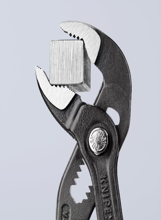 KNIPEX | 87 01 150 | Cobra Hightech Water Pump Pliers grey atramentized with non-slip plastic coating 150 mm - Image 5