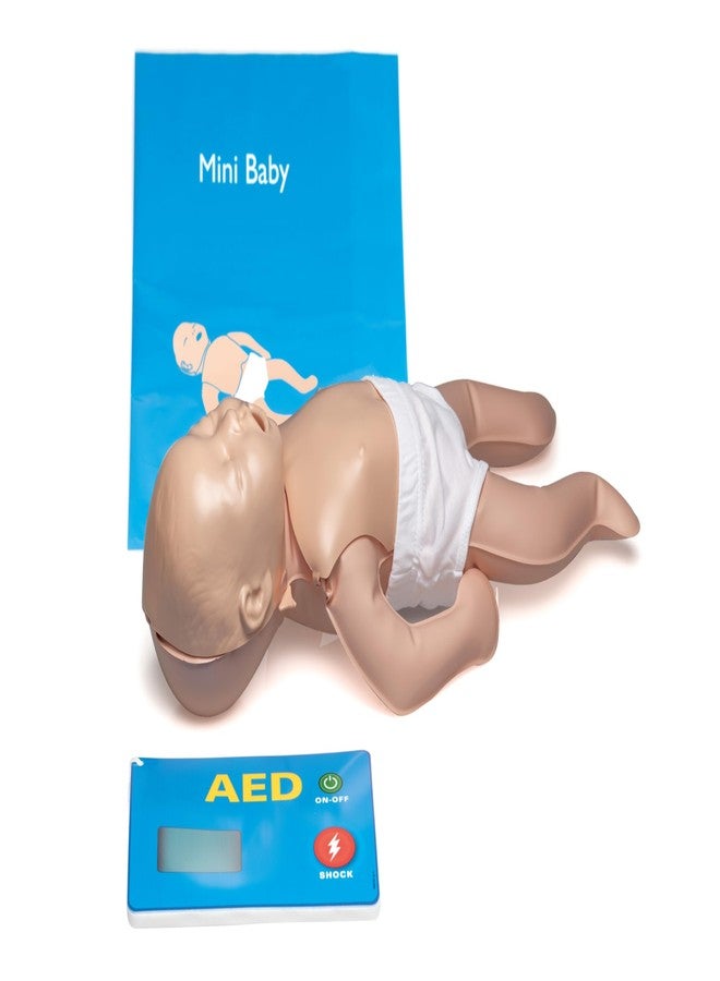 Laerdal Mini Baby Global Set - Inflatable CPR Manikin with Compression Clicker and Basic AED Trainer - Image 1