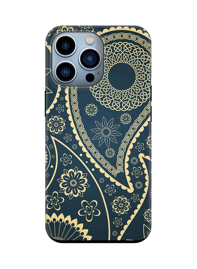 Stylizedd Tough Pro Series Case for Apple iPhone 14 Pro Dual Layer hybrid PC & TPU Customized Mobile Cover Shield with inner TPU protection Matte Finish - Indian Nights