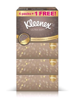 Kleenex Ultra Soft Premium Facial Tissues 96 Sheets Pack of 5  - Image 1