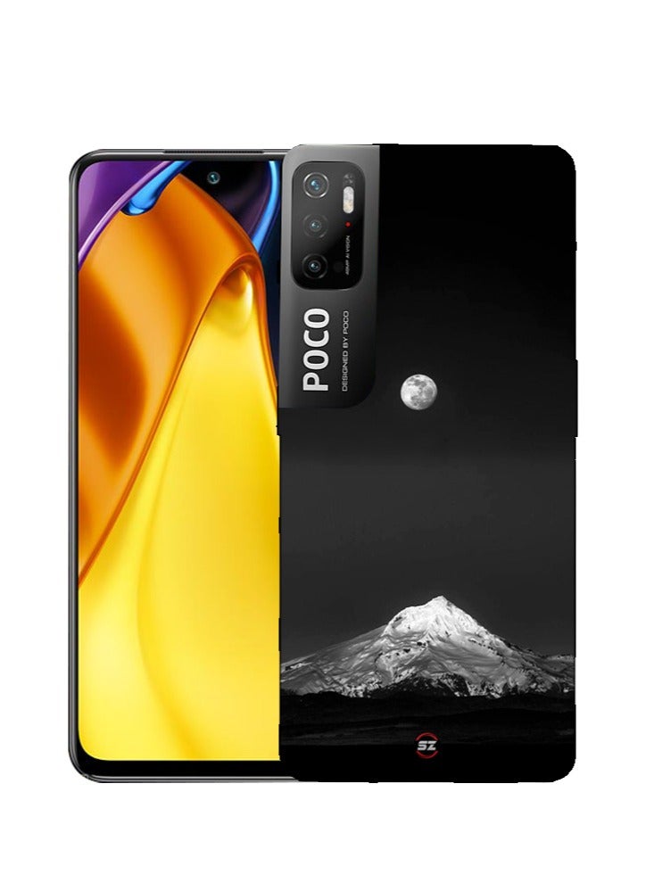 Service Zone غطاء خلفي مطبوع واقي لهاتف Xiaomi Mi Poco M3 Pro بتصميم جبل AMOLED - Image 1