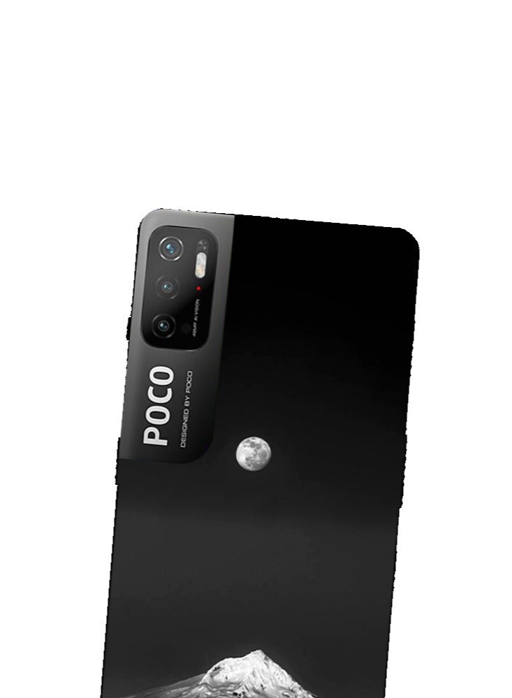Service Zone غطاء خلفي مطبوع واقي لهاتف Xiaomi Mi Poco M3 Pro بتصميم جبل AMOLED - Image 2