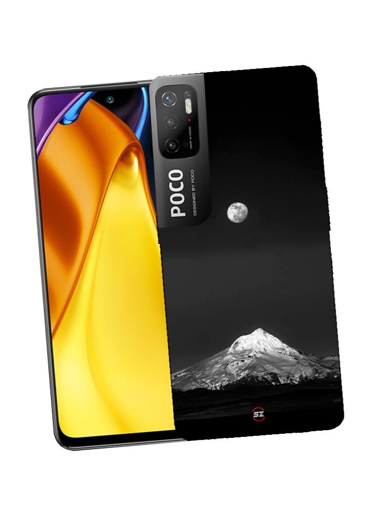 Service Zone غطاء خلفي مطبوع واقي لهاتف Xiaomi Mi Poco M3 Pro بتصميم جبل AMOLED - Image 3