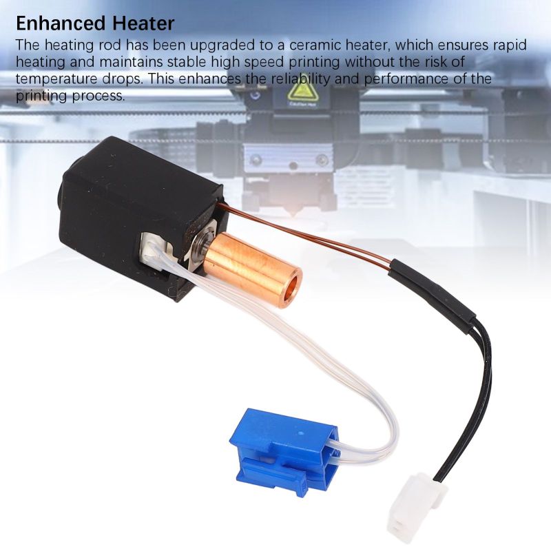 Extruder Hotend Kit Ti Alloy Red Copper Throat Ceramic Heater - CNC Brass Nozzle 1.75mm Filament for Artillery Sidewinder X1 Genius Pro - Image 2