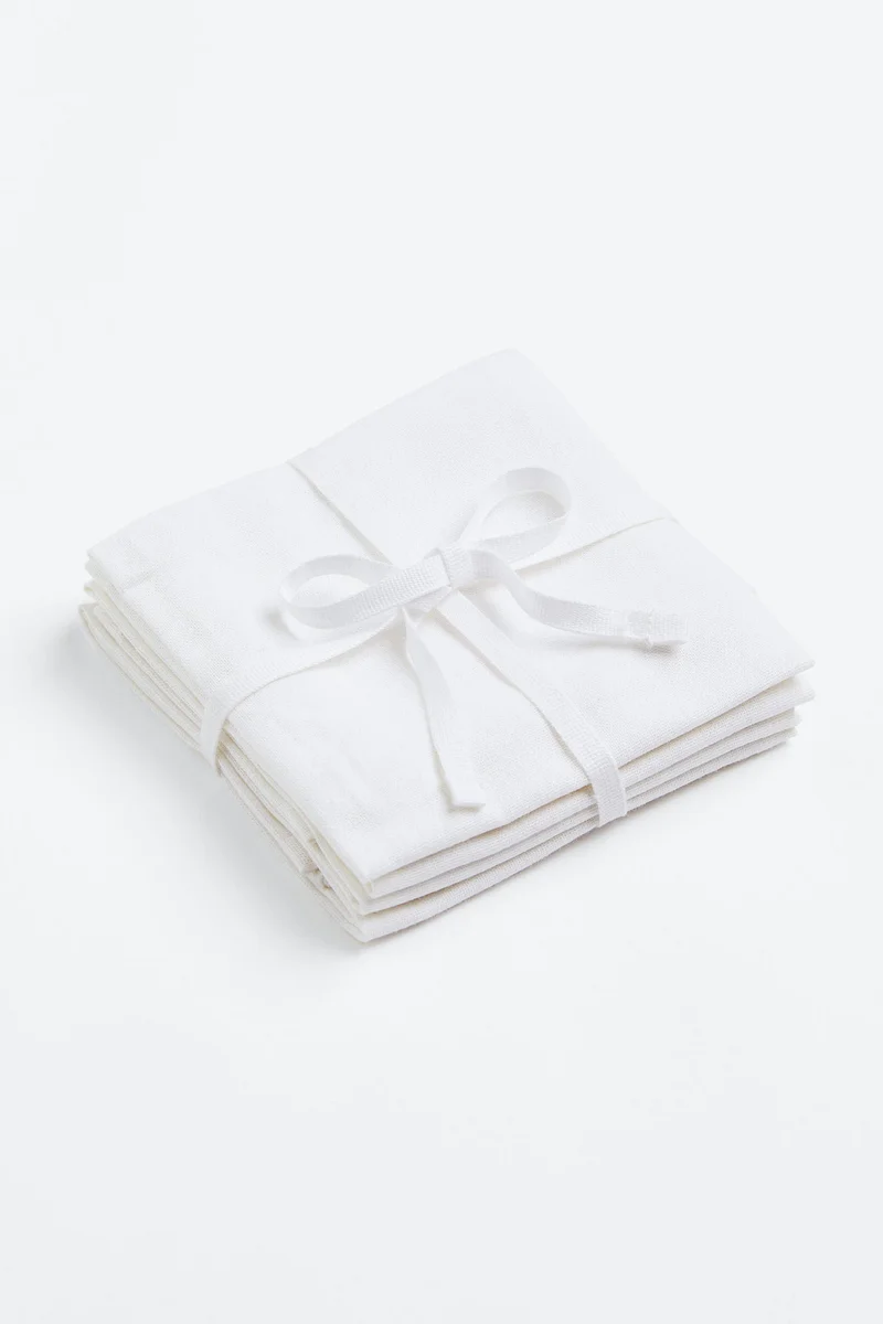 اتش اند ام 4-pack cotton napkins