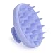 Meartchy Silicone Scalp Massager Scalp Scrubber for Hair Growth with Soft Bristles Scalp Exfoliator Brush Dandruff Removal Shampoo Brush for Wet Dry Scalp Care Light Purple - Image 2