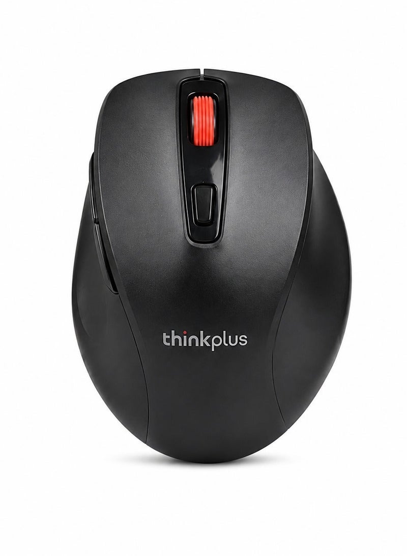 لينوفو ThinkPlus M30 Wireless Mouse 2.4GHz, black black - Image 1