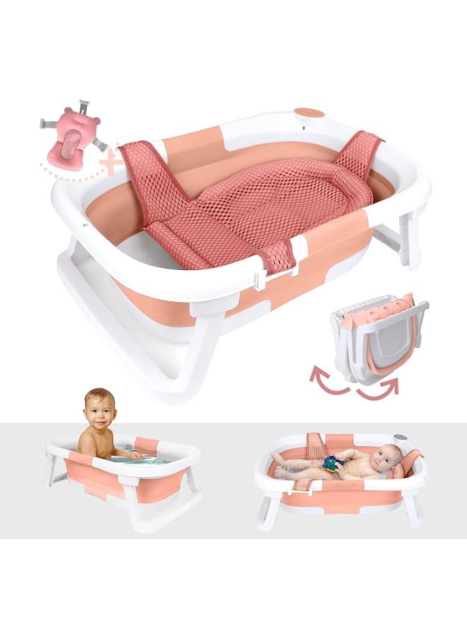 bebeleh Collapsible Baby Bathtub – Ultimate Foldable Infant & Toddler Tub - Image 1