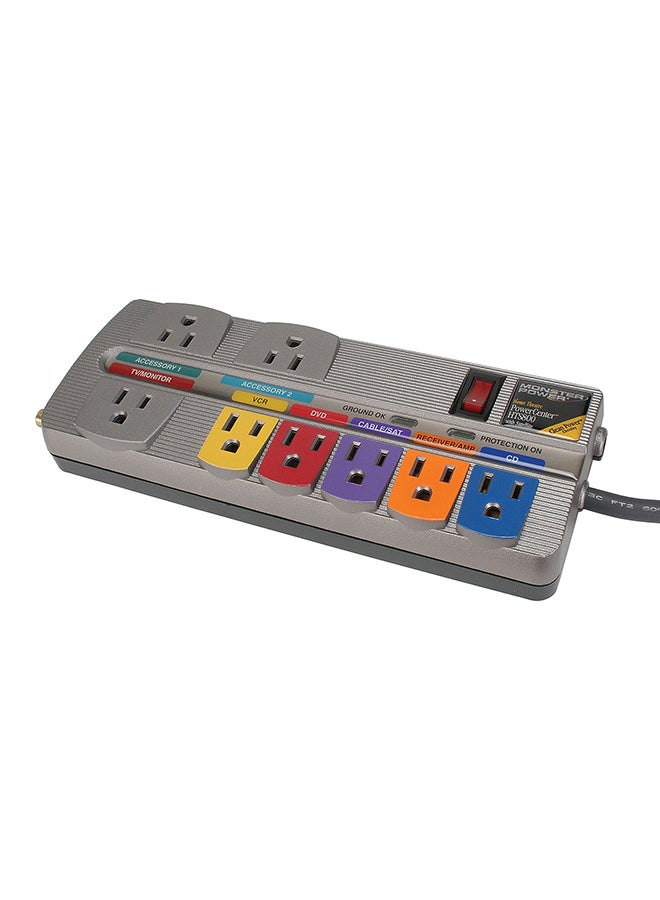 Home Theater Power Center HTS 800 With Monster Clean Power Stage 1 Black