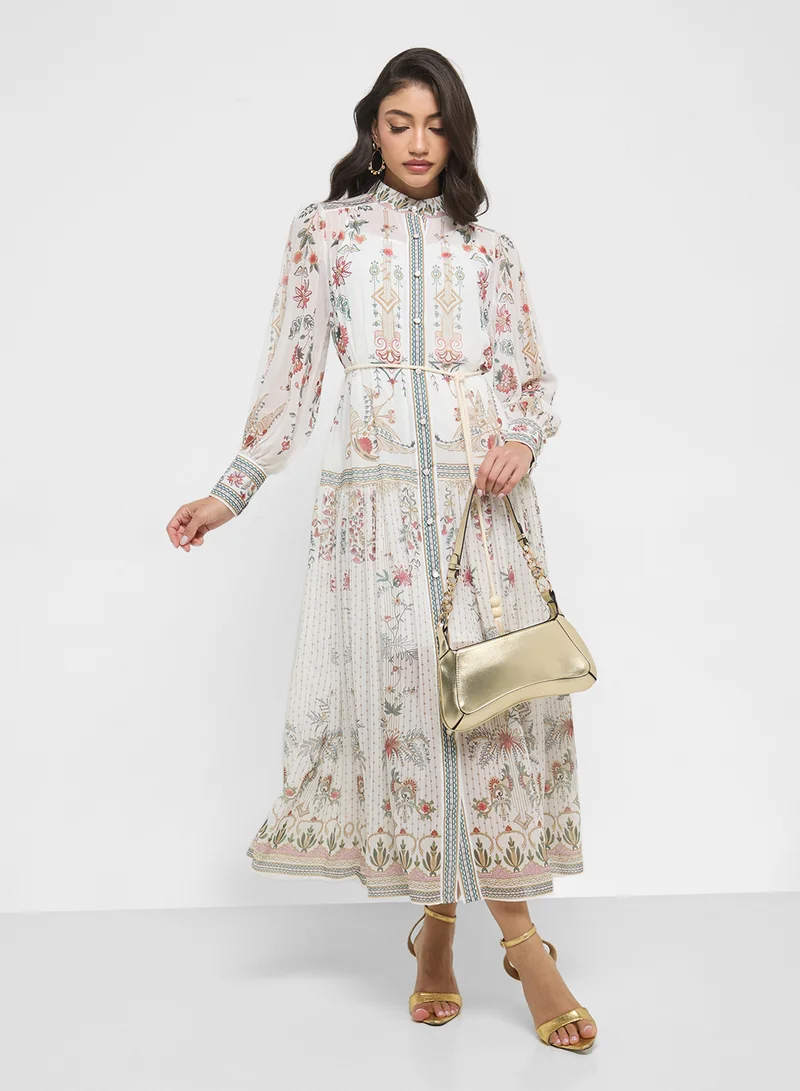 ELLA Floral Chiffon Dress