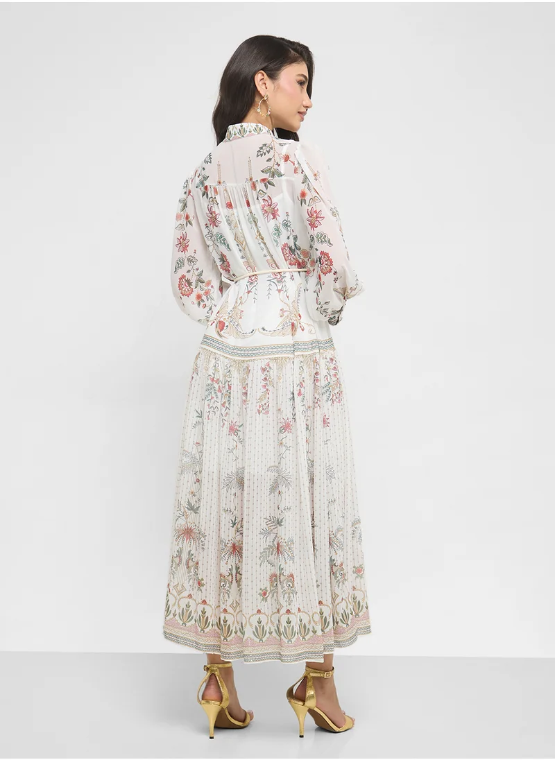 ELLA Abstract Print Dress
