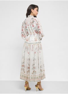 ELLA Abstract Print Dress  - Image 2