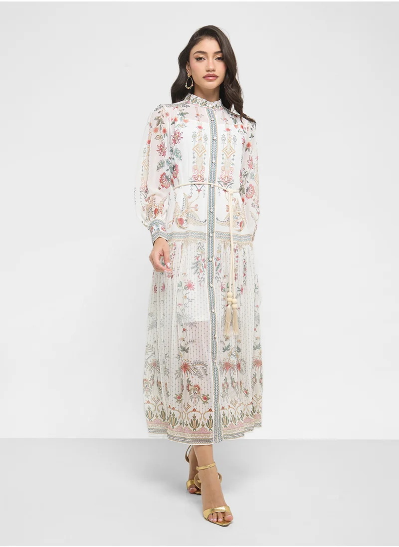 ELLA Abstract Print Dress