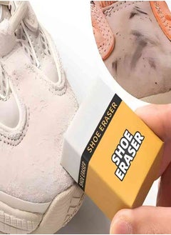 Generic 2Pcs Shoe Care Cleaning Eraser Portable Shoe Brush Stain Remover Eraser, No Water Needed, Easy Carry and Store, for Clean Sneakers, Shoes, Boots  - Image 5
