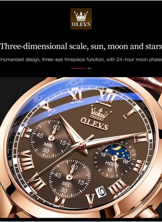 OLEVS - Watches For Men Waterproof Business Watch - Image 1
