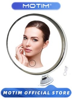 Upgraded 10x Makeup Mirror with Touch Control Magnifying Mirror with Lights for Home, Bathroom and Travel - pzsku/Z443C96634992854A0623Z/45/_/1740379499/f7435ff7-9215-4e49-80ad-16be2a39bf0b