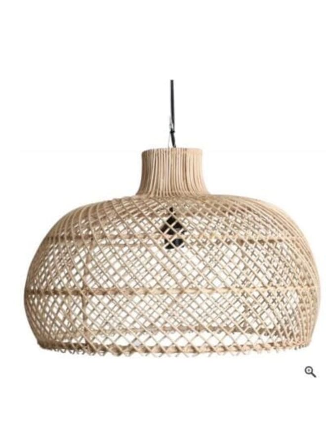 Wahag Boho Chandelier Bamboo Lattice Dimensions (W x H): 45cm x 50cm  - Image 3