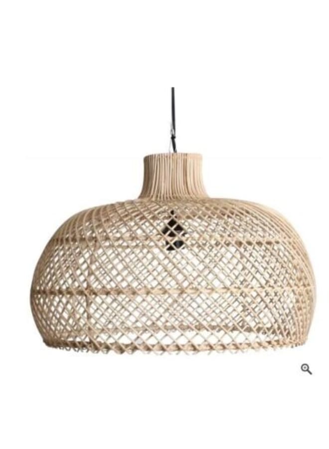 Wahag Boho Chandelier Bamboo Lattice Dimensions (W x H): 45cm x 50cm  - Image 1