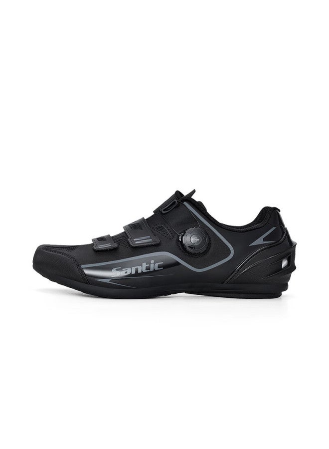 Sendik Sen Di Ke All-terrain Non-locking Cycling Shoes, Bicycle Unlocked Casual Road Shoes For Men Black, Size 43 - Image 3