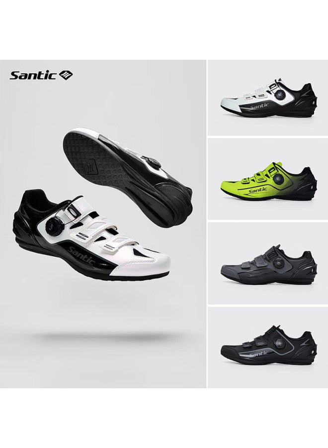 Sendik Sen Di Ke All-terrain Non-locking Cycling Shoes, Bicycle Unlocked Casual Road Shoes For Men Black, Size 43 - Image 1