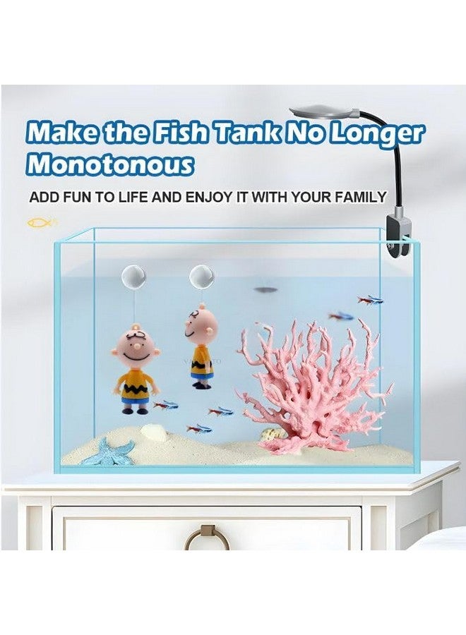 VAYINATO 1 Pcs Floating Charlie Brown Toy Fish Tank Attractive Cute Miniature Decoration For Aquarium,Home Office Desktop Cake Topper Gifts By Petzlifeworld - Image 5