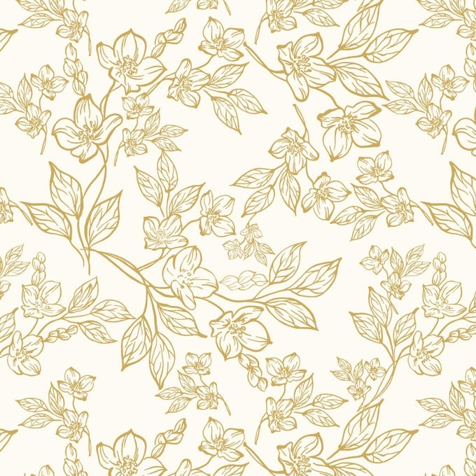 FLORAL PEEL AND STICK WALLPAPER VINTAGE BEIGE CONTACT PAPER WHITE GOLD STICK ON WALLPAPER TEXTURED REMOVABLE SELF ADHESIVE WALL PAPER FOR BEDROOM VINYL 173X787IN